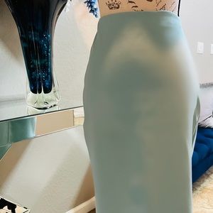 White House Black Market Teal Pencil Skirt